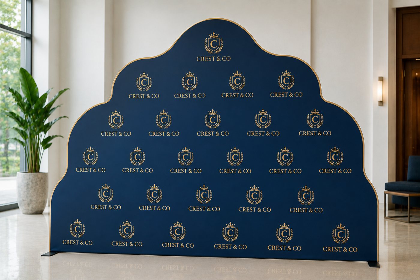 Custom-shape media wall