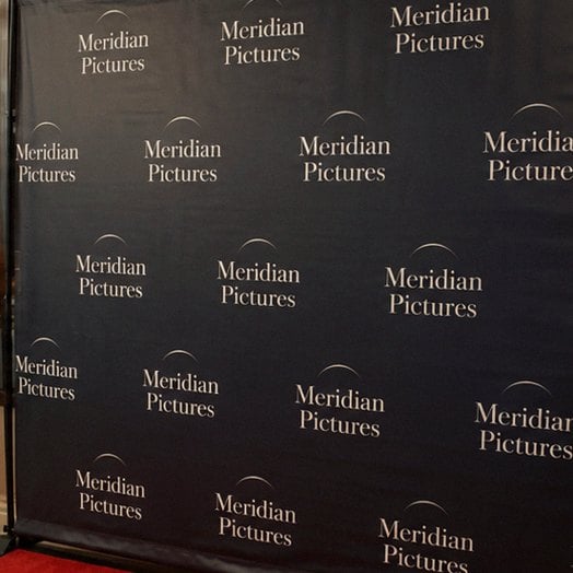 Personalized step and repeat banners — customer photo